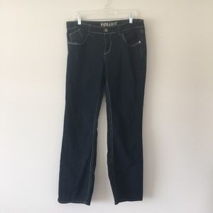 {Hydraulic} low waisted boot cut jeans. EUC